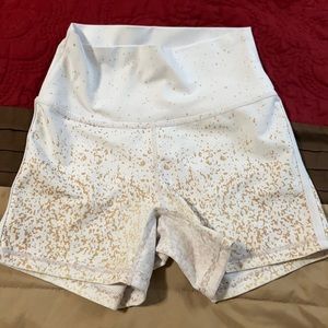 Rose gold buff bunny shorts